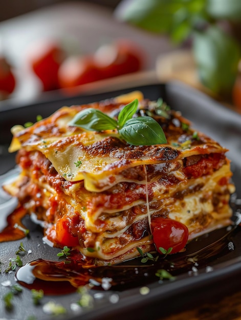 Authentic Vegan Lasagna with Delicious Cheese