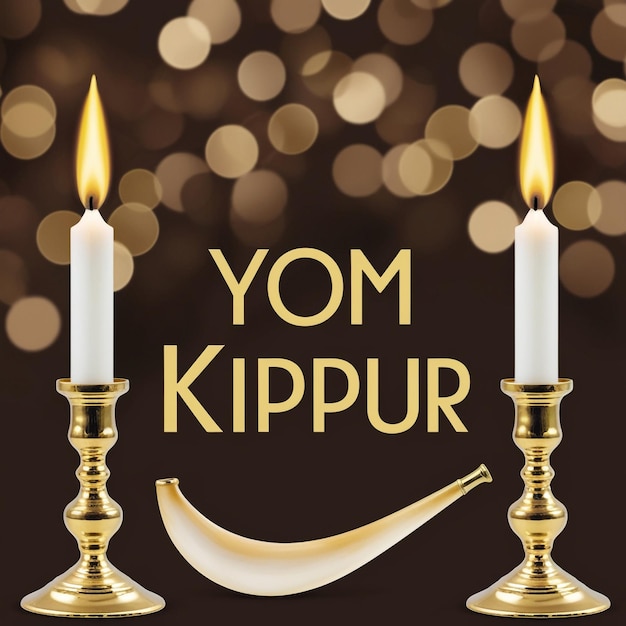 Photo authentic yom kippur concept