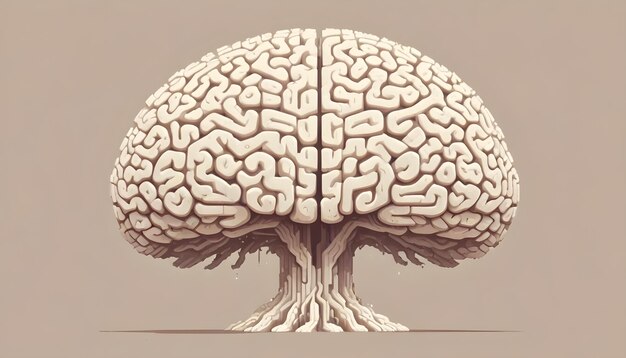 Autism Brain with Tree of Knowledge in Paper Craft