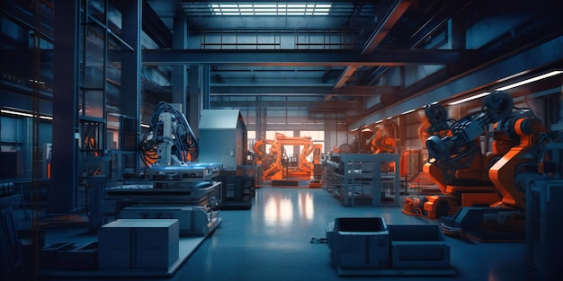 Automated factory concept technology and manufacturing