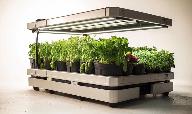 Photo automated urban farm with integrated bioreactors