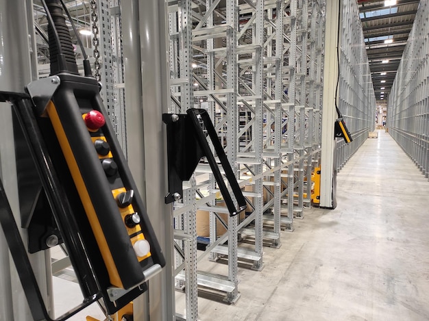 Automated warehouse Logistics Reasonable composition of racks