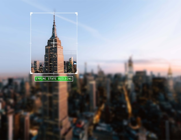 Automatic recognition software analyzing city elements