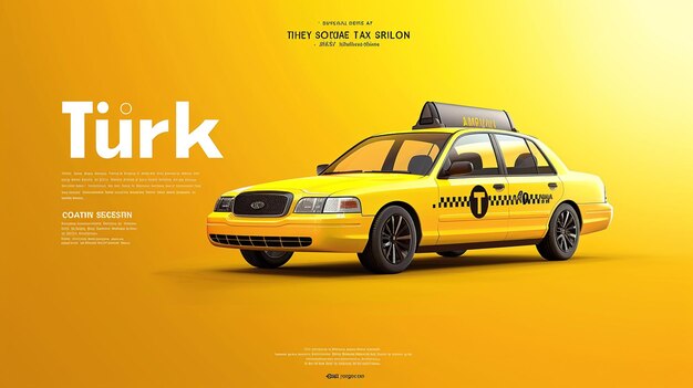 Photo automobile industry car flyer taxi car background