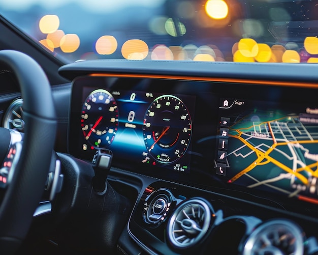 Automotive industry car cluster displays over the air firmware update for enhanced performance