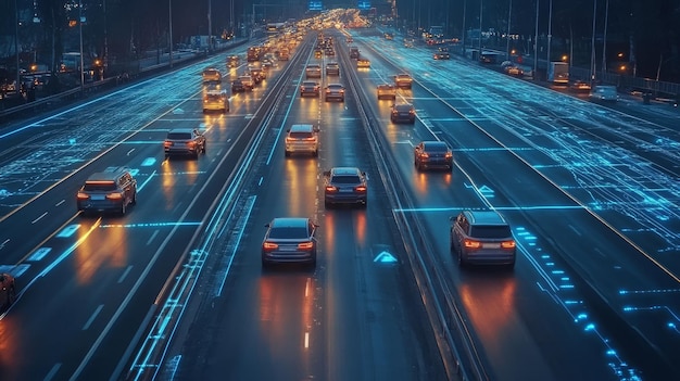 Autonomous AIcontrolled smart highways with adaptive traffic lanes