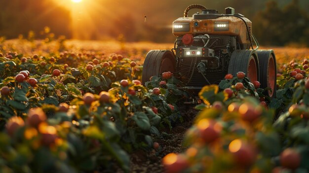 Autonomous Farming Robot Tending to Crops