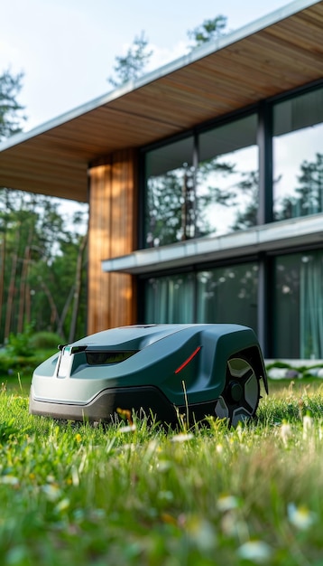 Autonomous Robotic Lawnmower Maintaining a Modern Open Lawn with Advanced GPS Navigation