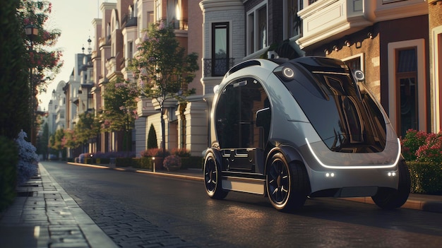 Autonomous selfdriving delivery vehicle