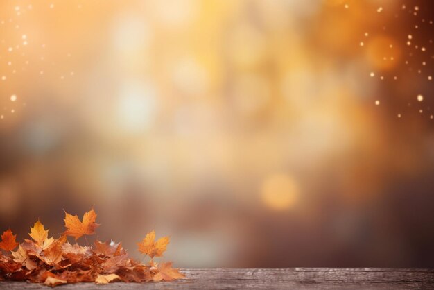 Photo autumn background and copy space