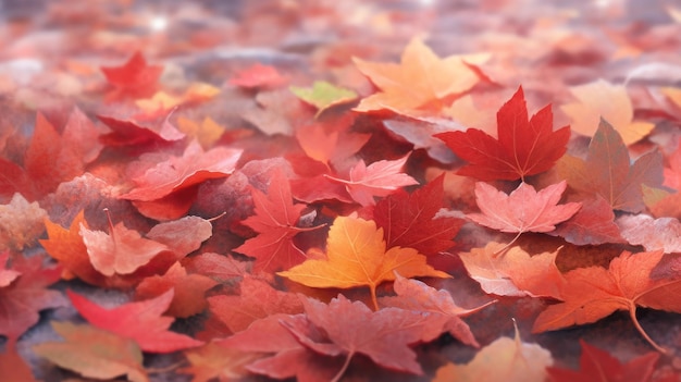 Autumn Background Materials Templates Textures AI Generated