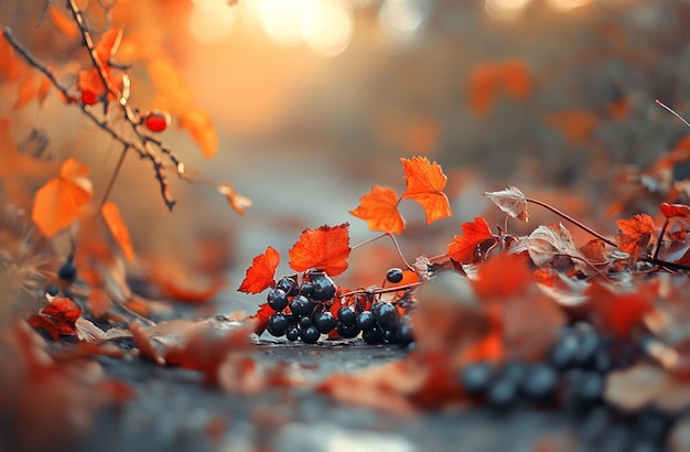 Photo autumn background