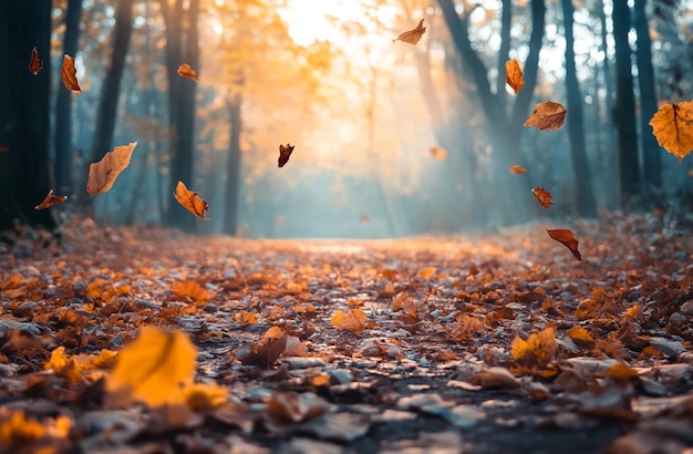 Photo autumn background