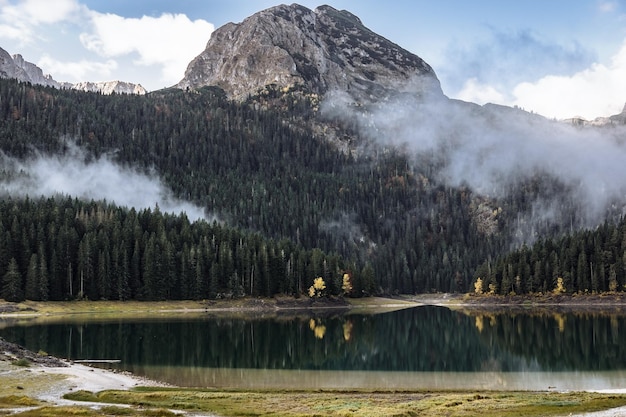 Autumn Black Lake Durmitor National Park Zabljak Montenegro