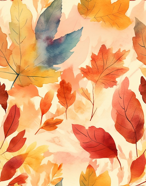 Autumn Concept Fall Patterned Background