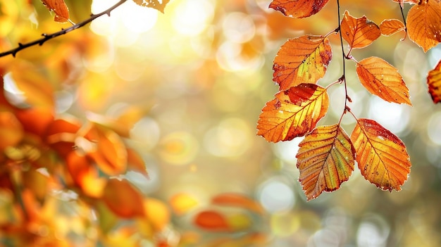 autumn design with leaves background