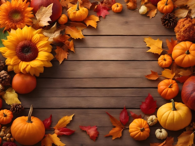 Autumn festive background