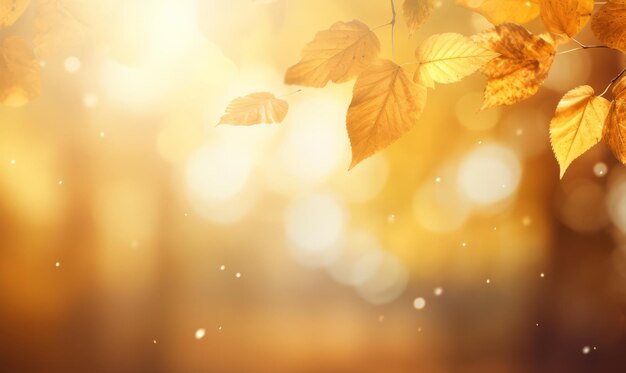 autumn foliage background photo of leaves flying in the air