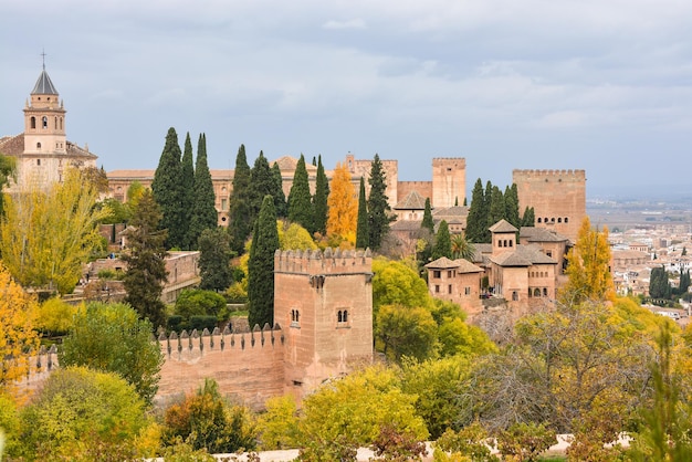 Autumn in Granada Alhambra