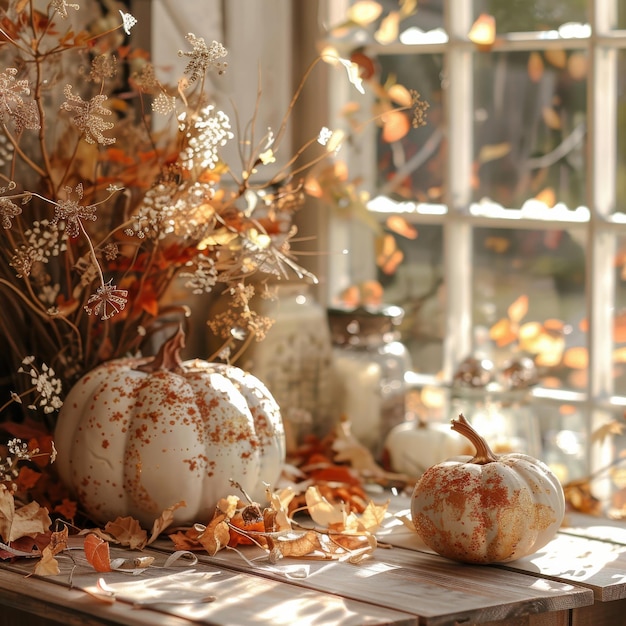 Photo autumn home decor