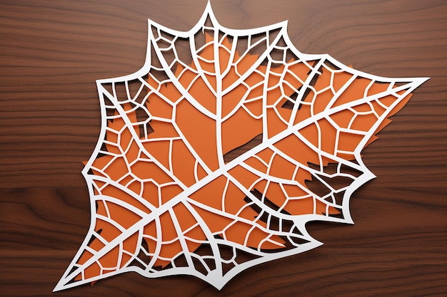 Autumn Leaf Elegance SVG Cut File