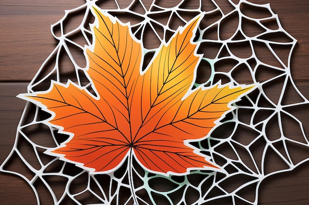 Autumn Leaf Elegance SVG Cut File