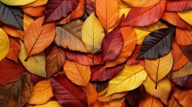 Autumn leaves are a must for the fall season.