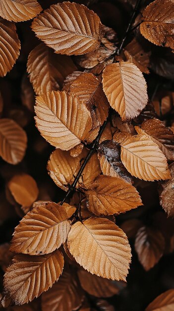 Autumn leaves close up photography