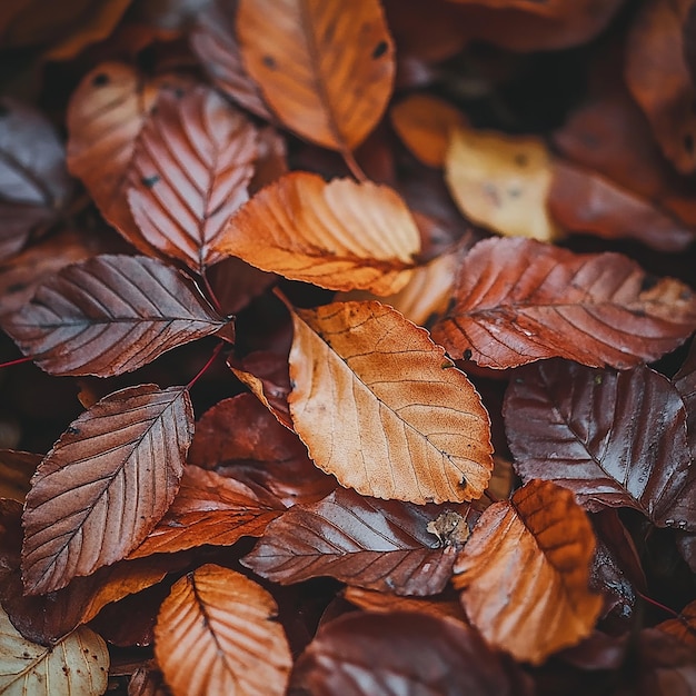 Autumn leaves close up photography