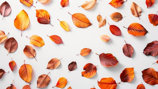 Autumn Leaves on transparent background