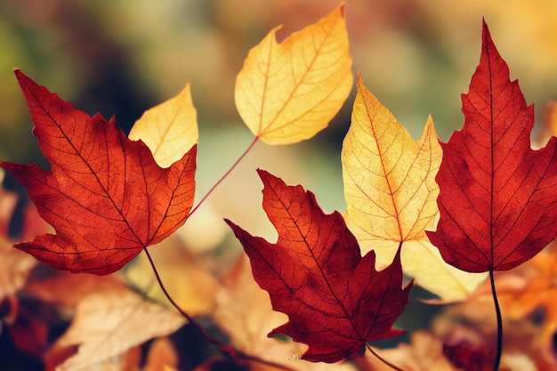 Autumn Leaves Wallpaper Background