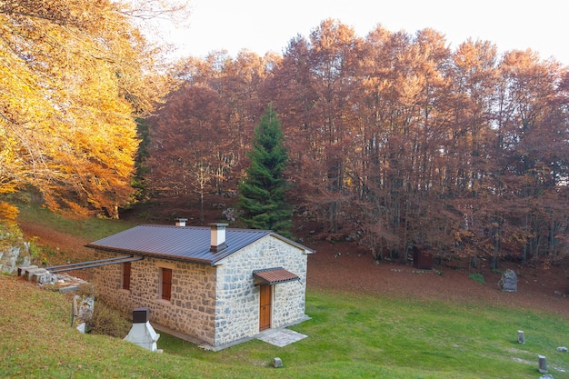 Autumn mountain landscape