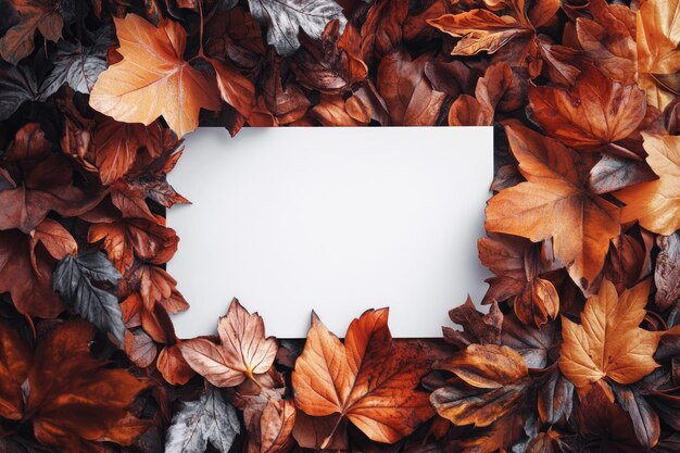 Photo autumn season horizontal banner