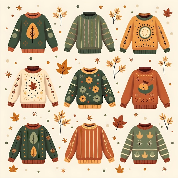 Photo autumn sweaters