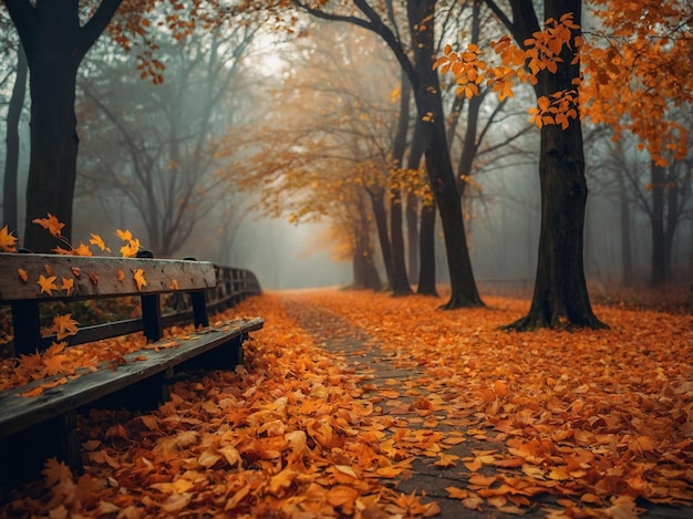 Photo autumn wallpaper background