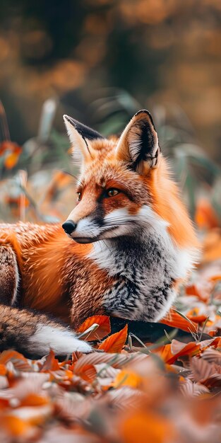 Autumnal Red Fox