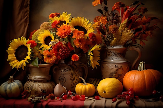 Autumns warm embrace thanksgiving delights