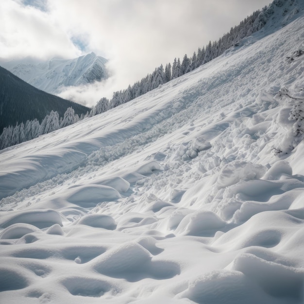 Avalanche Remnants Trails Hiking Adventures Await