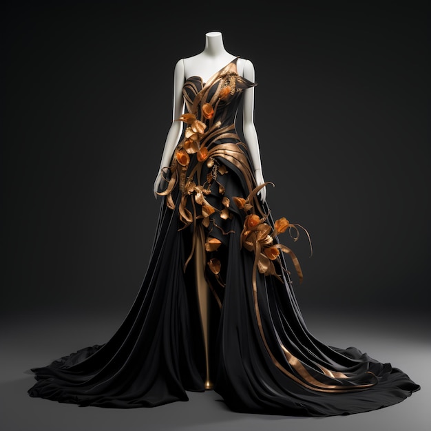 Avant Garde Evening Dress