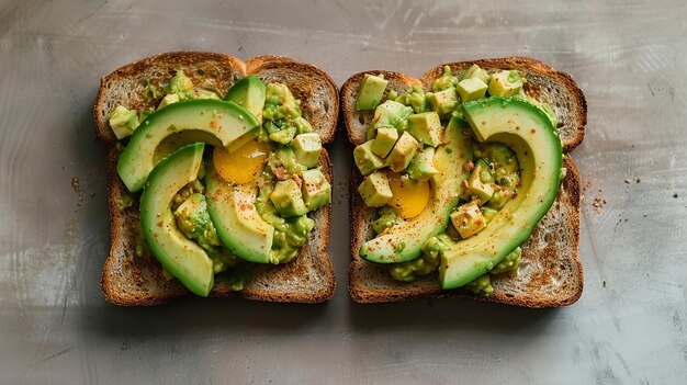 Photo avocado and avocado are the best thing to eat