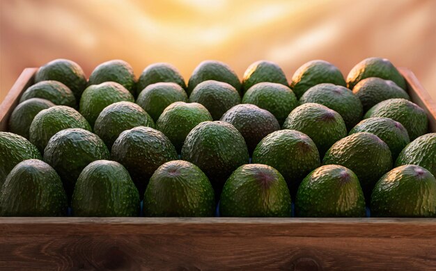 Avocado in box