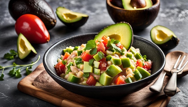 Photo avocado ceviche