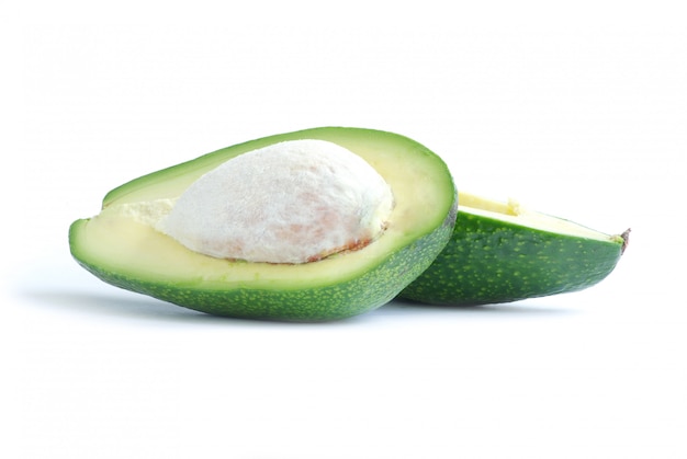 Avocado cut in halves