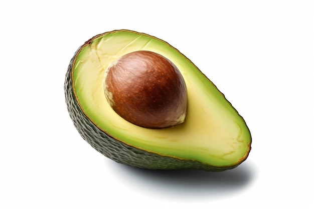 avocado photo with white background