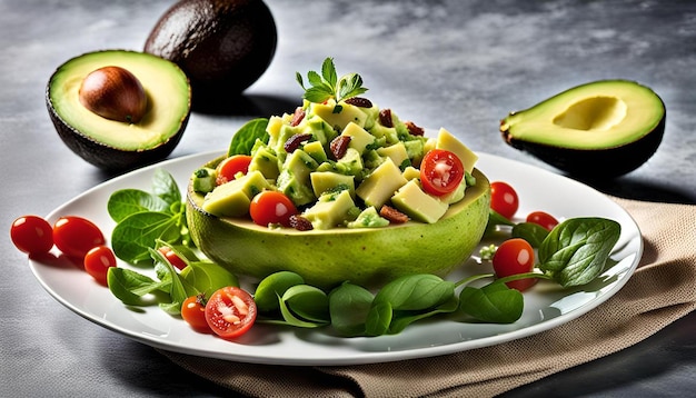 Photo avocado salad