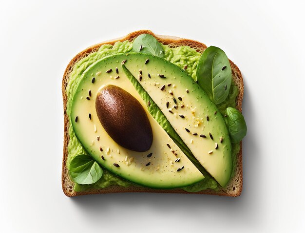 Avocado Toast Food Photography Deliciously Healthy Dish Created with Generative AI