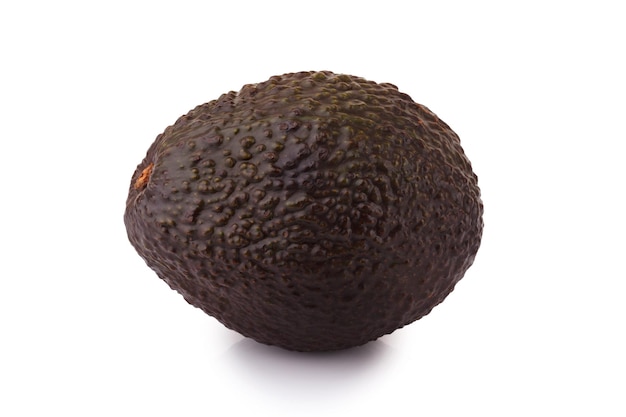 Avocado on white background