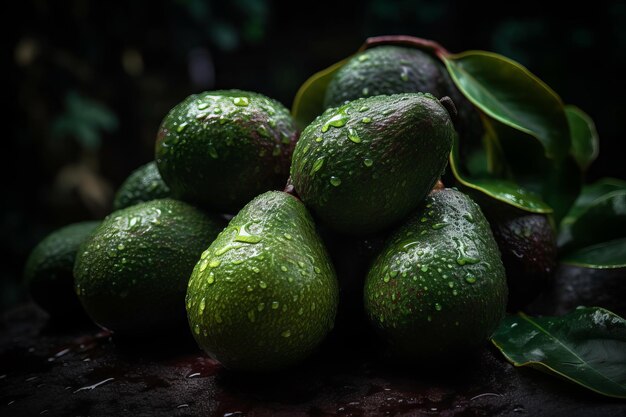 Avocados are a good source of vitamin c.