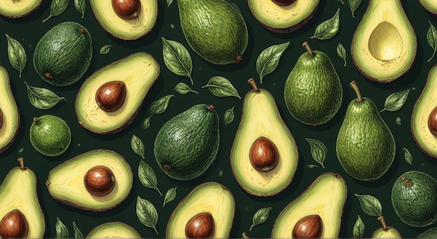 Photo avocados are a popular choice for the company of avocados