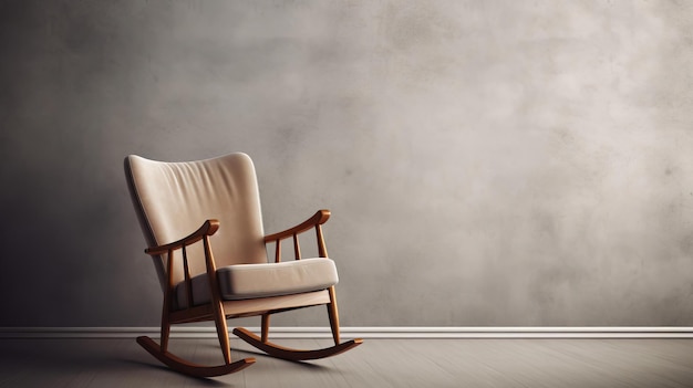 Awardwinning Rocking Chair Mockup In Studio Lighting